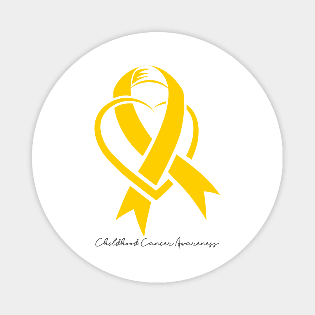 childhood cancer awareness Magnet by rianfee